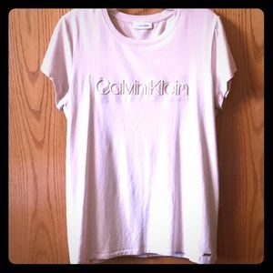 Dusty Pink Calvin Klein T-shirt